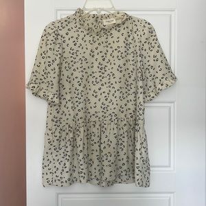 Leopard print blouse